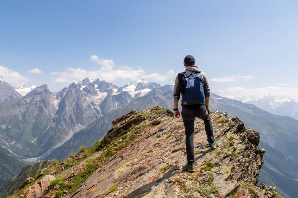 hiking the Caucasus mountain